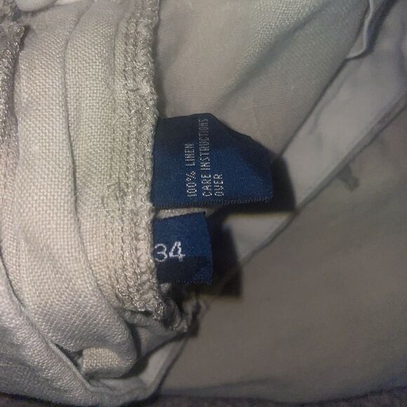 Vintage Ralph Lauren Linen Shorts Size 34 - Picture 4 of 6